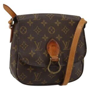 Authentic LOUIS VUITTON Monogram Saint Cloud MM Shoulder Bag M51243 LV
